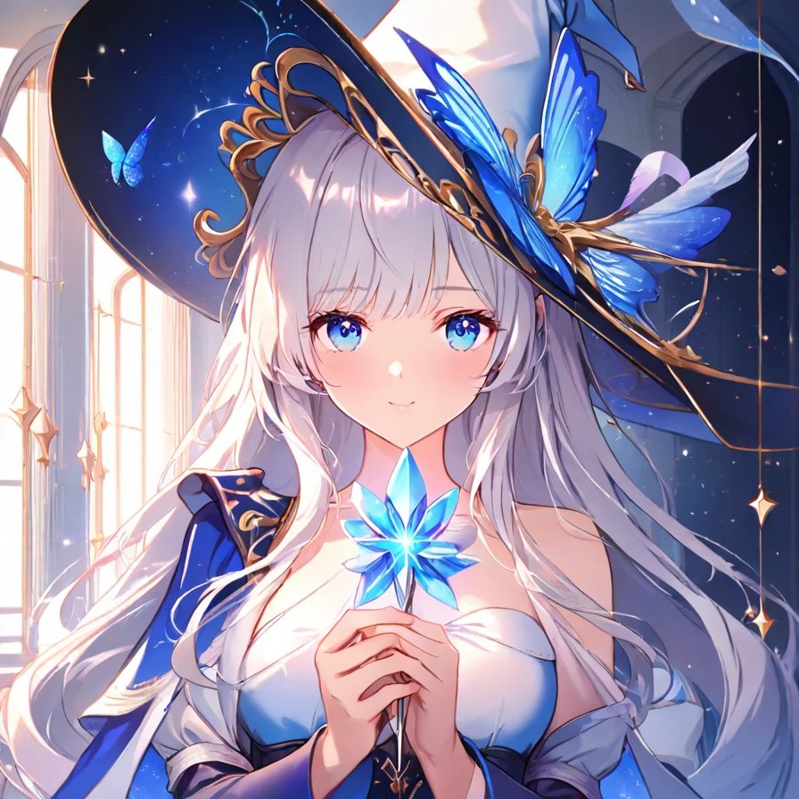 Celestial Witch in Midnight Observatory