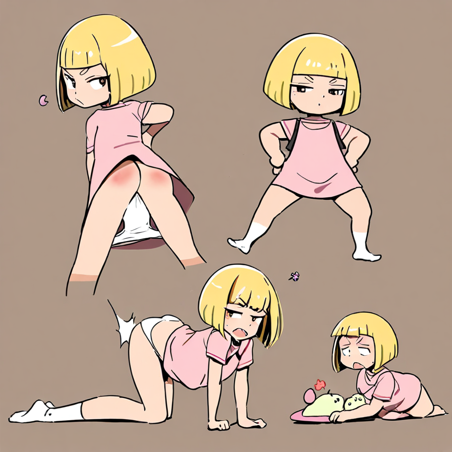 The Punishment Sheet Cute Blonde