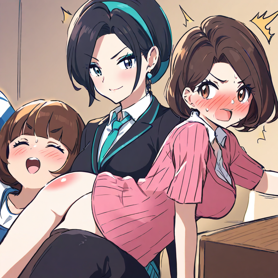 Big sister spanking